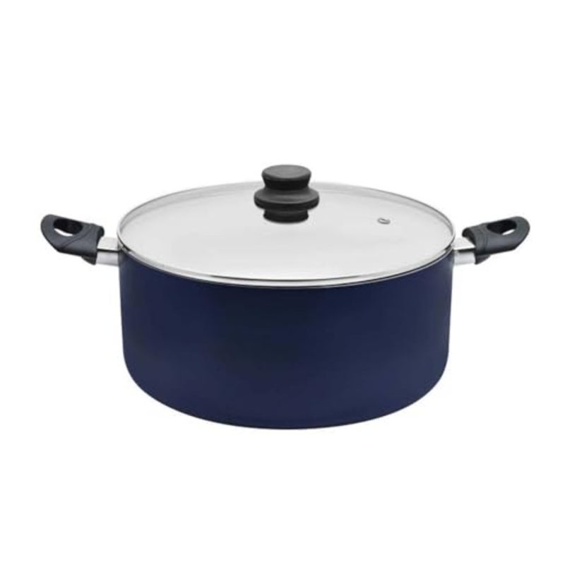 Nonstick Induction Cooking Pot With Glass Lid, 22 Cm, RNC022, Curry Pot, Non Stick Pot, Cooking Pot, Casserole - Image 1