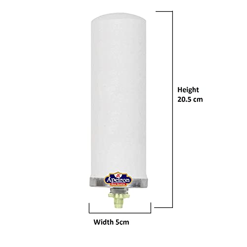 Apeiron Stainless Steel Non-Electric Candle Filter Water Filter With 1 Ceramic Candle With Brass Knob 16 Liter Capacity - Image 3