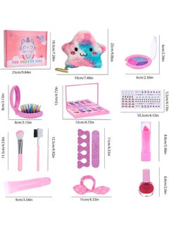 Generic Luxury makeup bag 20 pieces with nail dryer-a makeup toy for children and beauty tools and one educational toys for girls with a nail dryer and a girl's makeup bag BY TOYS-EGYPT  - Image 2