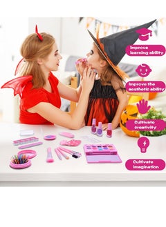 Generic Luxury makeup bag 20 pieces with nail dryer-a makeup toy for children and beauty tools and one educational toys for girls with a nail dryer and a girl's makeup bag BY TOYS-EGYPT  - Image 3