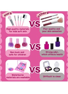 Generic Luxury makeup bag 20 pieces with nail dryer-a makeup toy for children and beauty tools and one educational toys for girls with a nail dryer and a girl's makeup bag BY TOYS-EGYPT  - Image 4