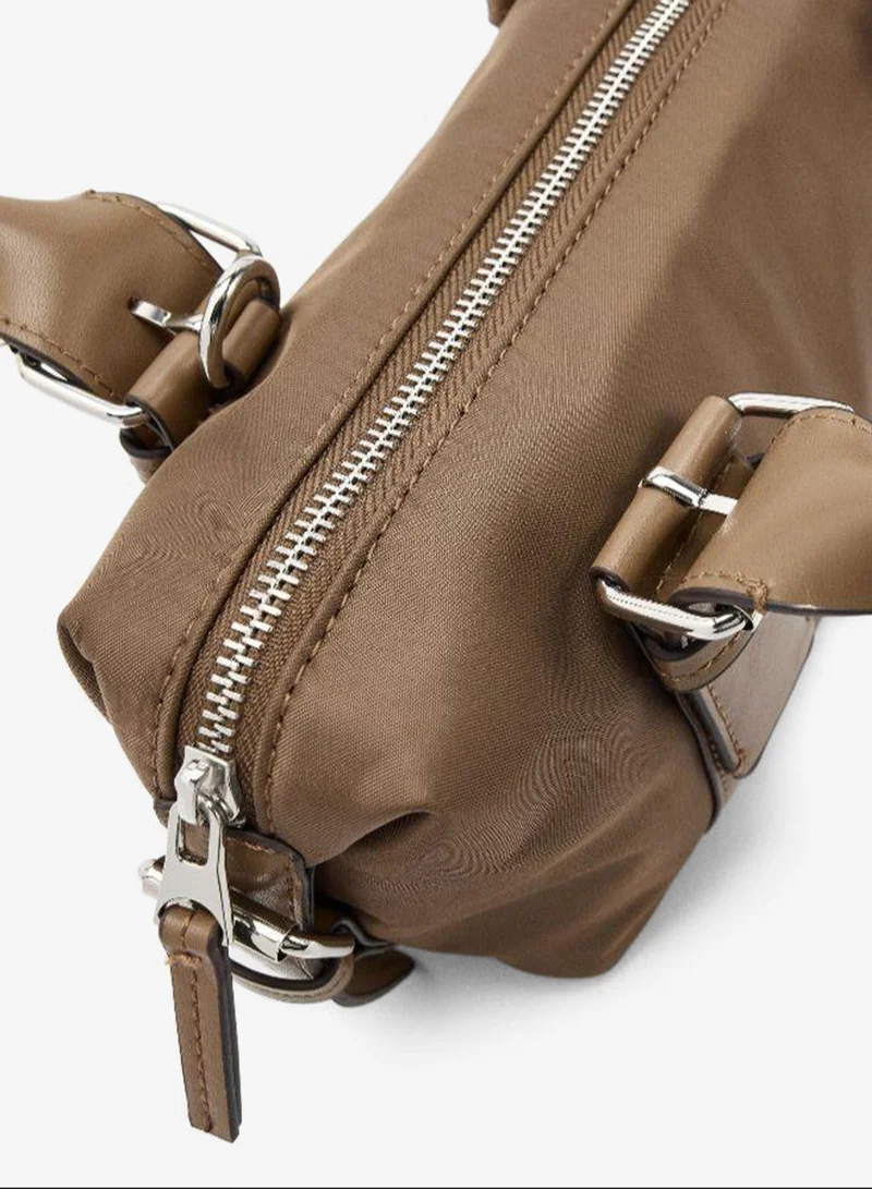 PARFOIS Brown Shoulder bag with buckles for Women | Best Price UAE