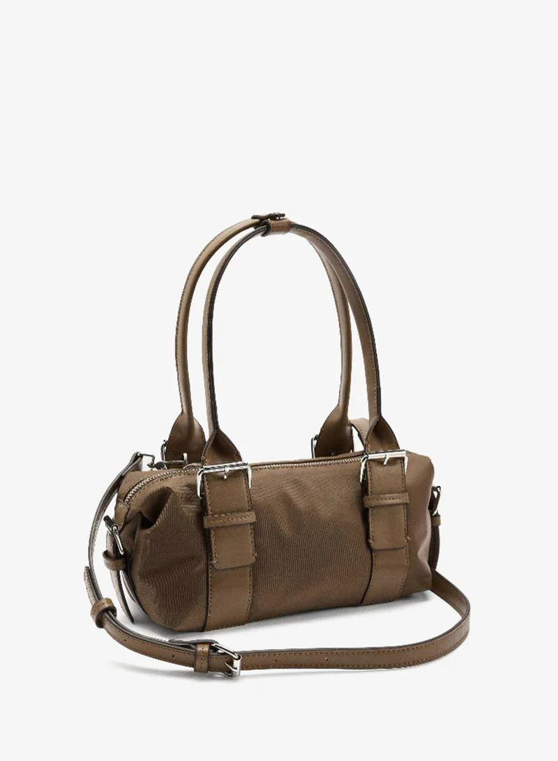 PARFOIS Brown Shoulder bag with buckles for Women | Best Price UAE