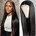 MIRTHFUL 22 Inch Straight Lace Front Wigs Human Hair 4x4 Lace Closure Wigs for Black Women 200 Density Wear and Go Glueless Wigs Human Hair - Image 2