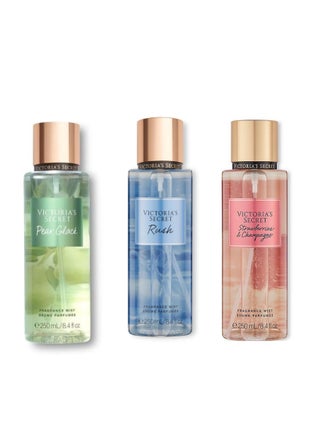 Combo Pack of 3 Body Mists - Rush, Strawberry Champagne & Pear Glace - 250ml Each (Total 750ml) - pzsku/Z35CCB2137CDC47B7D9A8Z/45/1746713539/97f63c48-bc26-48f2-9dce-eab3644b7040