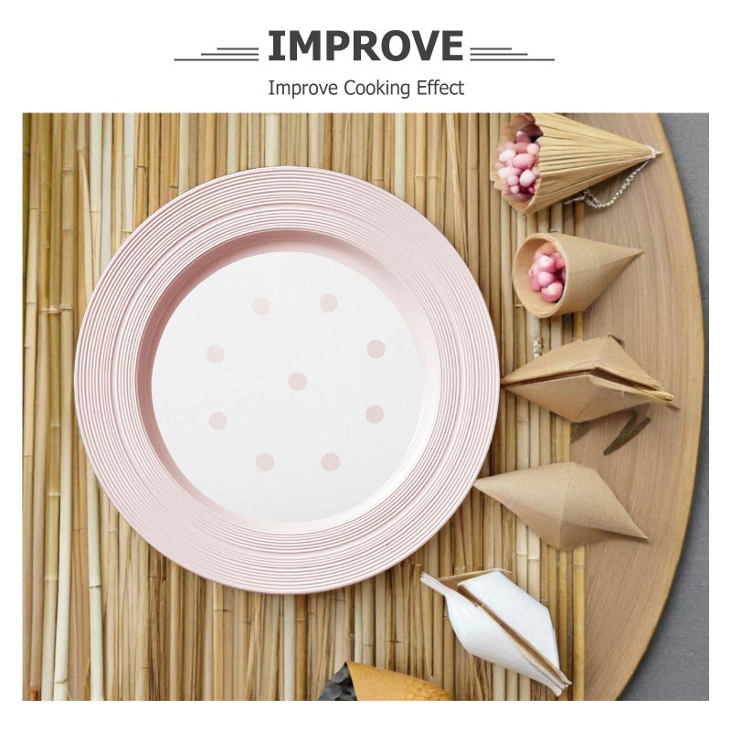 Precut 11cm Perforated Steamer Basket Liners 3 Packs Non Stick Parchment Paper For Dumplings Buns Air Fryer - Image 4