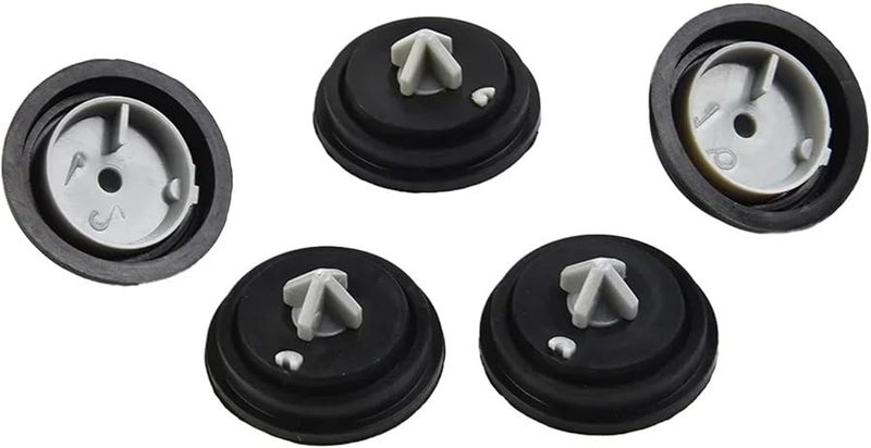 5 قطع حشوات صمام العوامة المدخل الحجاب الحاجز من المطاط مقاس 28 مم × 15 مم قطر - Image 5