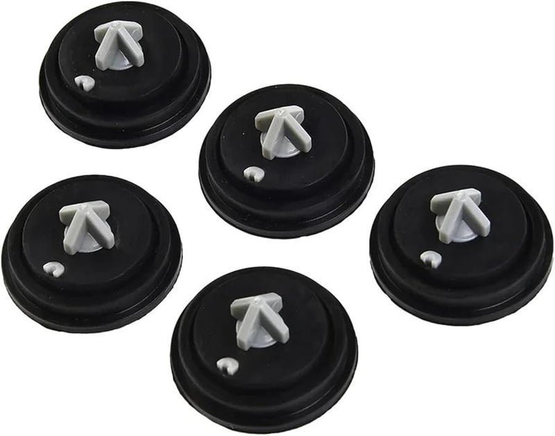 5 قطع حشوات صمام العوامة المدخل الحجاب الحاجز من المطاط مقاس 28 مم × 15 مم قطر - Image 1