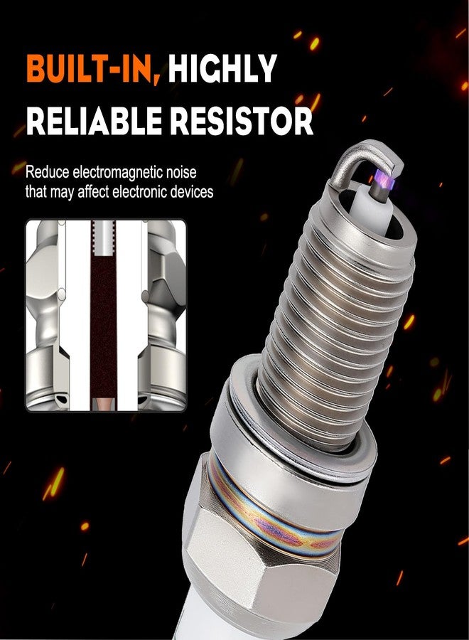Hipa 14 132 11-S Spark Plug Compatible with Kohler XT650 XT675 XT775 XT800 CH245 CH255 KS530 KS540 KS590 RH255 RH265 XTX650 XTX675 XTX775 Lawn Mower Tractor Pack-of-2 - Image 4