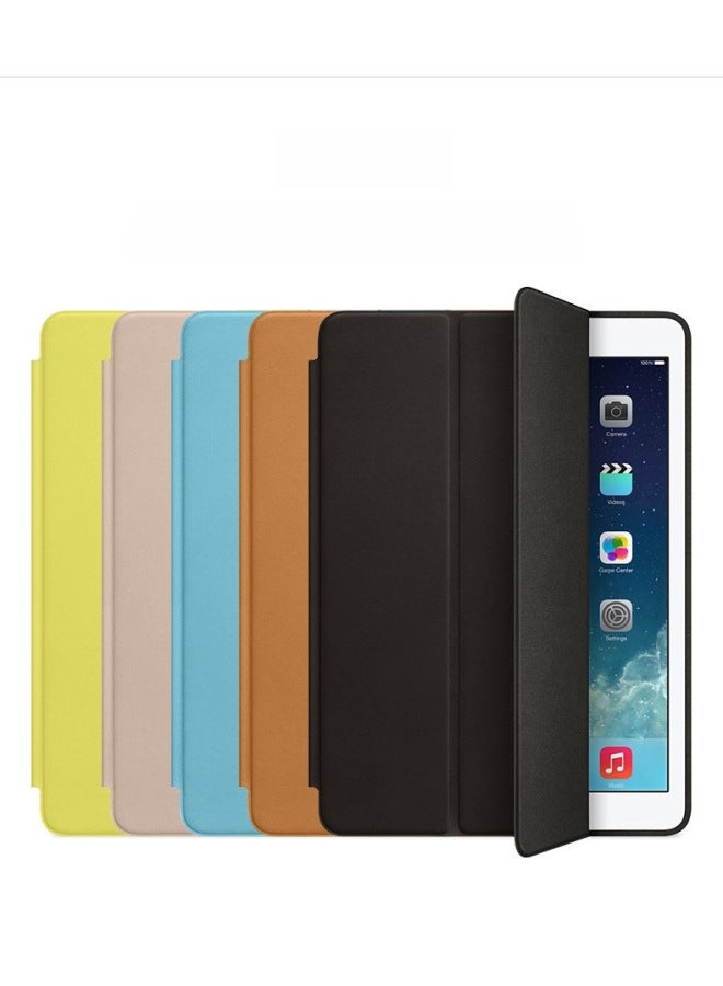 Ipad Official Imitation Original Protective Case For 2024 Pro11 10.9 10.2 Mini Flat Leather Case Dormancy-Color:Lemon Yellow-Applicable Model:ipad Mini6(opp Bag) - Image 3