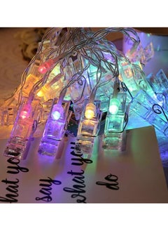 Generic Multi Coloured Lighting Photo Clip String 3.5M 16 Clips  - Image 3
