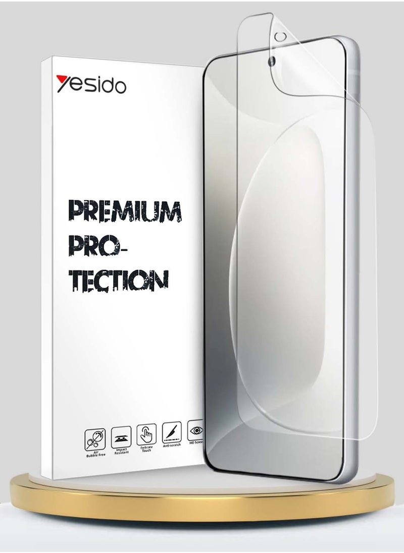Yesido Honor 300 5G 2024 Yesido Premium Hydrogel Film Thin and Flexible Screen Protector (MSHFMN) – Clear, Scratch-Resistant, Ultra-Thin, Anti-Bubble, HD Clarity, Easy Installation for Honor 300 5G  - Image 1