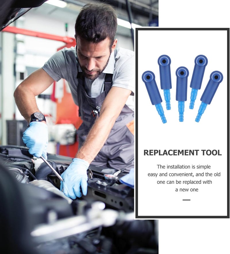Temp fluctuation resistant crafted quality Abaodam 5pcs Brake Fluid Connector Kit Oil Bleeder Connector Set Replacement Tool for Car Brake Fluid Exchange Blue Without Hose Flexible trendy construction Individual group scene compatible Sand resistant Market aligned local stock Remote area delivery All-item matching trendy build Flexible usage build Quick assemble Upgraded general grade quality Pop-area nearby warehouse Multiple local stock source Rack friendly Upgraded general material Public demand affordable quality KSA stocked goods Compact trendy practical build Various color options Trendy natural assorted colors Dispersed regional warehouses Liquid tight joint Single & bulk storage compatible Tight fitted parts Budget friendly sizing alternatives Intercity storage hub - Image 2