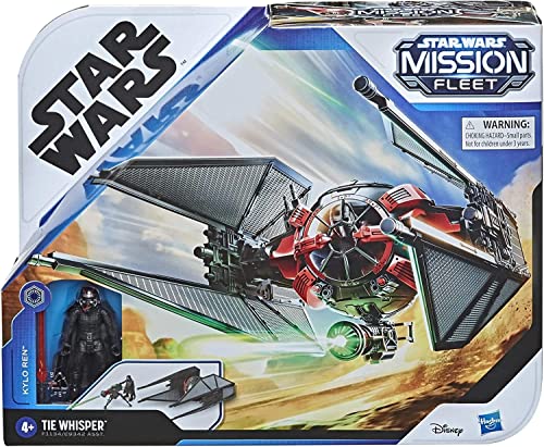 STAR WARS Mission Fleet Stellar Class Kylo Ren TIE Whisper Desert Pursuit 25InchScale Figure and Vehicle Toys for Kids Ages 4 and Up - Image 5