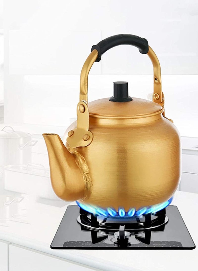Ideal Pack Golden colour kettle 1.5L Tea Kettle for Stove Top is a stylish and functional kettle designed for boiling water, making it ideal for tea, coffee, or milk - Image 2