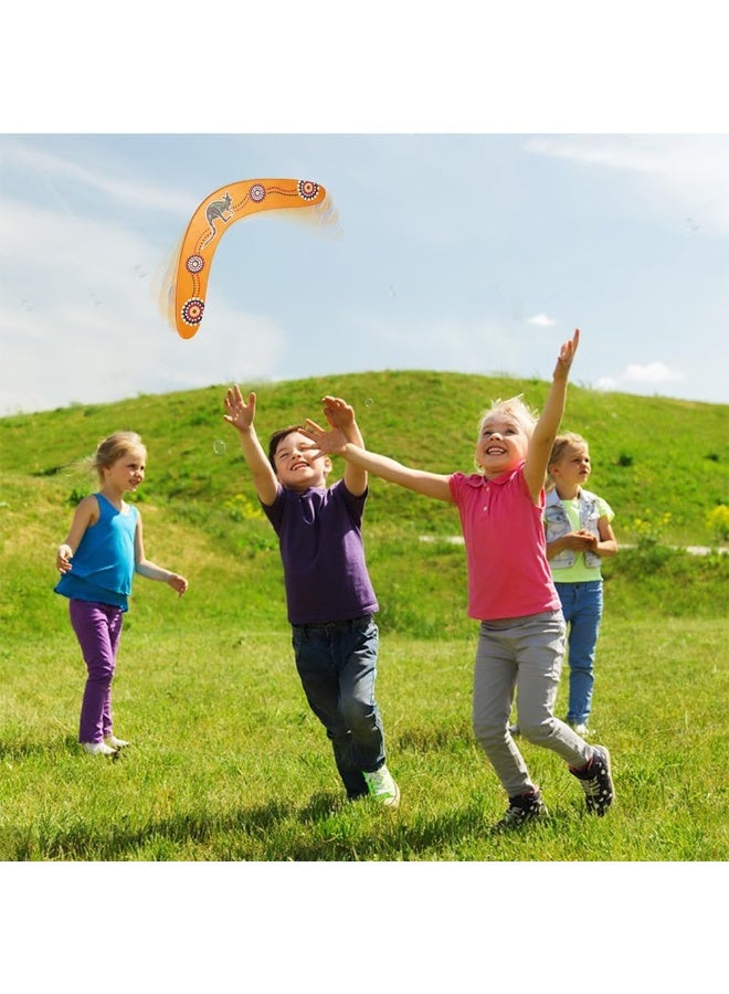 M MIAOYAN Handmade Wooden Authentic Boomerang - Fun, Easy to Operate,V-Shaped Boomerang for Kids and Adults Over 8 Years OId - Image 2