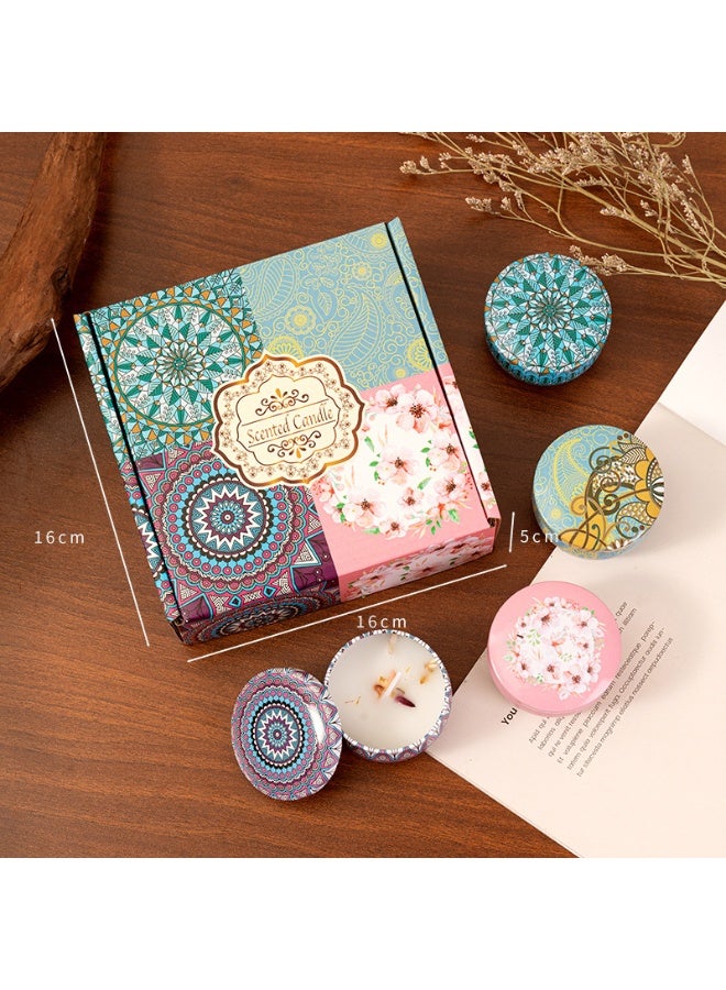 أفضل ذروة مجموعة هدايا من الشموع المعطرة، عبوة من 4 شموع للعلاج بالروائح، هدايا لتخفيف التوتر للنساء، تعمل لمدة 120 ساعة، شموع معطرة للمنزل، مثالية لأعياد الميلاد والكريسماس وعيد الشكر وعيد الأم وللمواعدة وأعياد الميلاد، هدية للحبيبة، عطر للنساء - Image 3