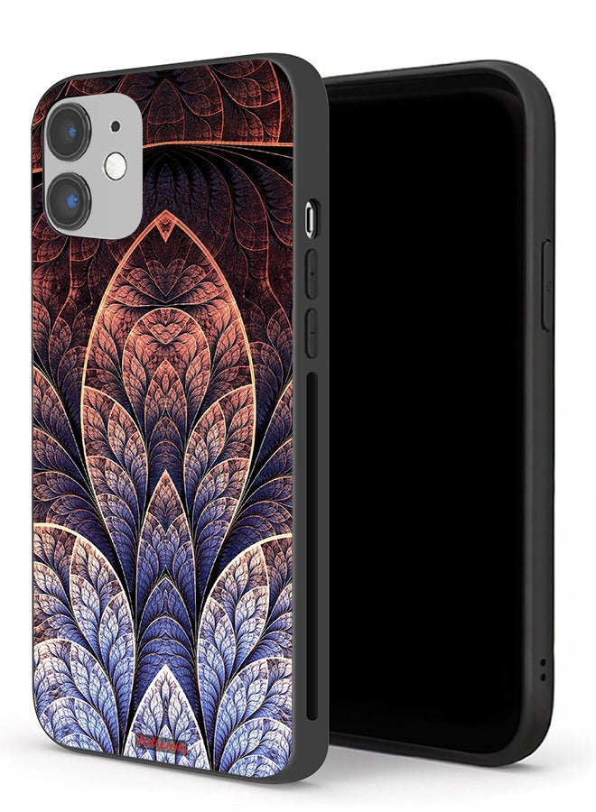 Tolwak Apple iPhone 12 mini Protective Case Floral Fractal Abstract - Image 1