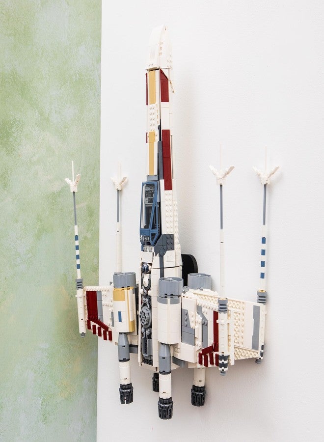 Brickify Wall Mount Compatible with LEGO Star Wars 75355 UCS X-Wing - Premium Display Bracket for UCS Starship Models - Wall Display Mount Hook (Model Not Included) - Image 1