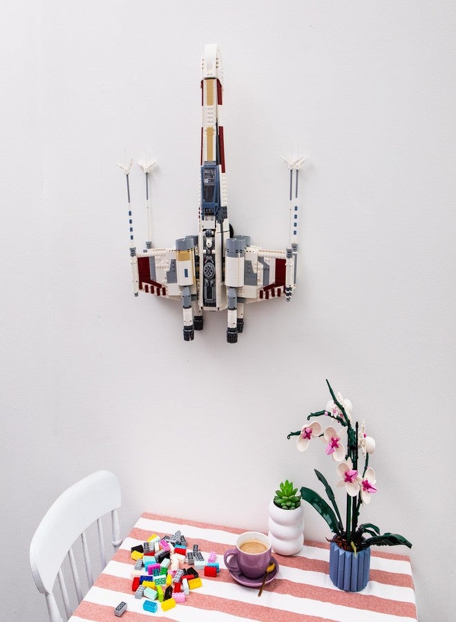 Brickify Wall Mount Compatible with LEGO Star Wars 75355 UCS X-Wing - Premium Display Bracket for UCS Starship Models - Wall Display Mount Hook (Model Not Included) - Image 3