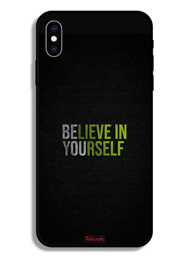 Tolwak Apple iPhone XS Protective Case Believe In Yourself - Image 2
