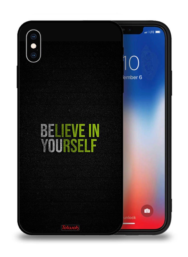 Tolwak Apple iPhone XS Protective Case Believe In Yourself - Image 1