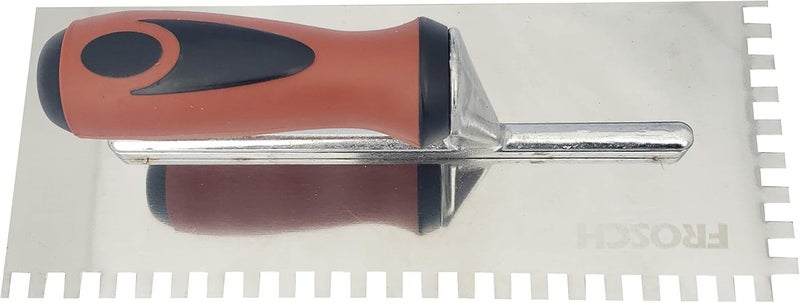Frosch Stainless Steel Square Notch Tile Trowel (1/4" X 3/8") - Image 4