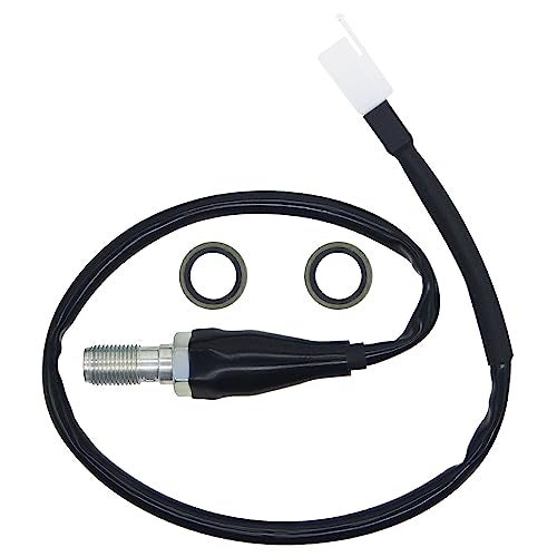 Amavoler Hydraulic Brake Pressure Switch Brake Light Switch Banjo Bolt Fit for Motorcycle Scooter Dirt Pit Bike ATV StraightM101mm - Image 1