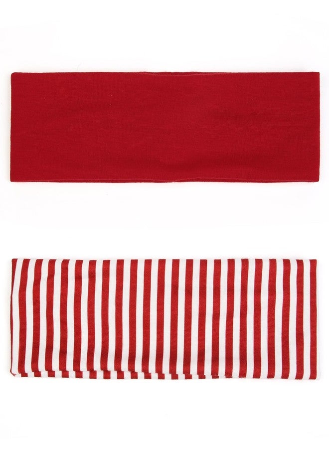 TERSE Headbands for Women Short Hair Striped Headbands Non Slip Elastic Sweat Hairbands Soft Fabric Hairbands Workout Yoga Running Sport Hair Accessories - Image 3