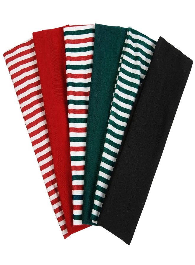 TERSE Headbands for Women Short Hair Striped Headbands Non Slip Elastic Sweat Hairbands Soft Fabric Hairbands Workout Yoga Running Sport Hair Accessories - Image 1