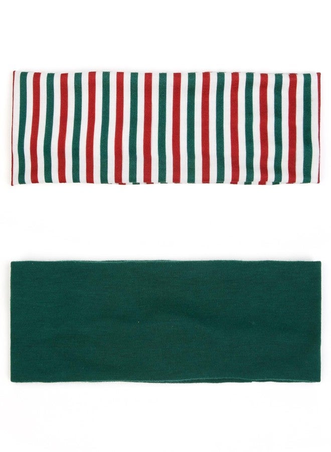 TERSE Headbands for Women Short Hair Striped Headbands Non Slip Elastic Sweat Hairbands Soft Fabric Hairbands Workout Yoga Running Sport Hair Accessories - Image 2