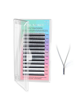 Yy Eyelash Extensions Supplies Y Lash 0.05Mm D Curl Mix Tray 815Mm Premade 4D Easy Fan Russian Volume Cluster Faux Mink Matte 12 Rows Pre Fanned Wispies Crisscross Eye Lashes - pzsku/Z35CD9E516FA3F8365C7EZ/45/_/1695644230/ca8f720a-7d25-4a98-afdf-67346fce855c
