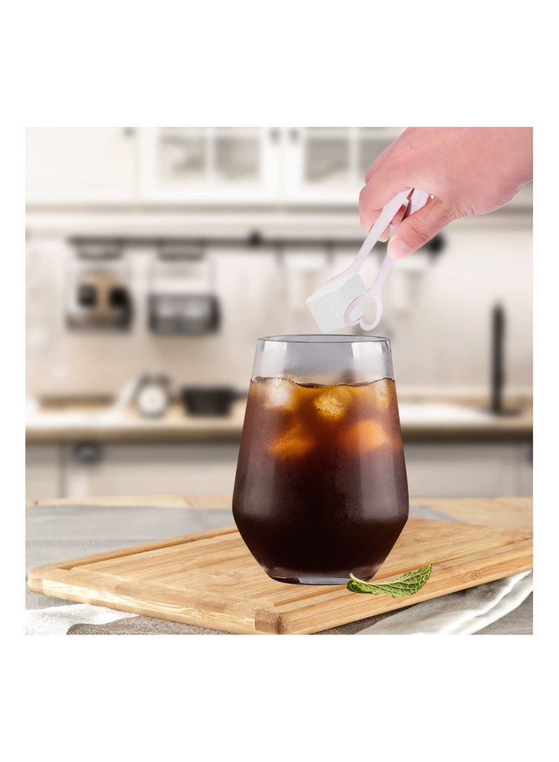 KASTWAVE 6 قطع ملقط حلو، ملقط تقديم مصغر مصنوع من الفولاذ المقاوم للصدأ ملقط سكر على شكل قلب ملقط سكر فضي ملقط مكعب ثلج ملقط ليمون صغير للطعام الحلويات الخبز الكعك الشاي القهوة دلو المطبخ حفلة زفاف - Image 5