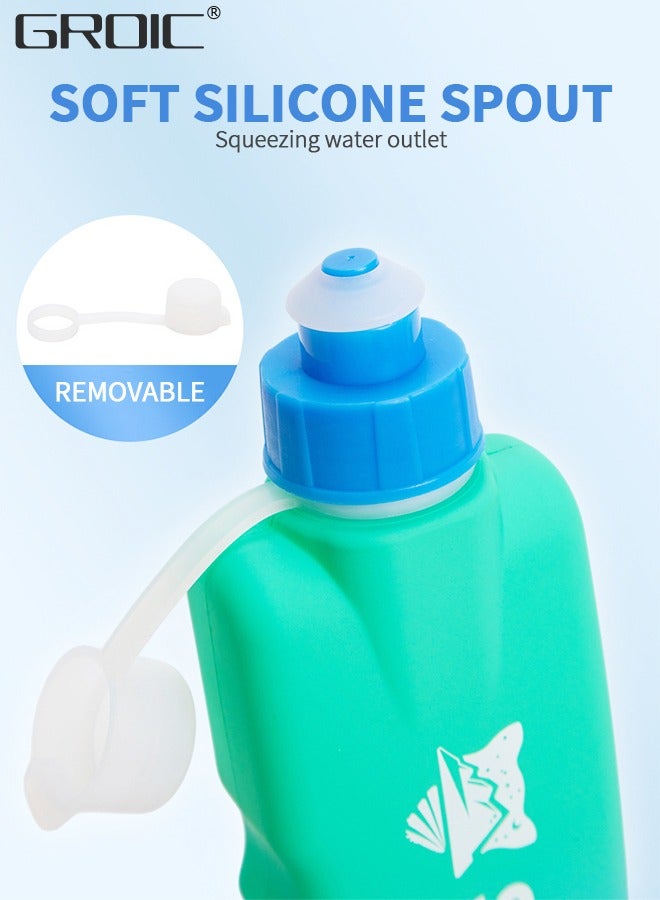 GROIC Running Belt with Water Bottle, Slim Sport Workout Pack,Pocket Expandable Zipper Runners Waist Band Pack, Sweat and Waterproof Adjustable Elastic Phone Bag - Image 5