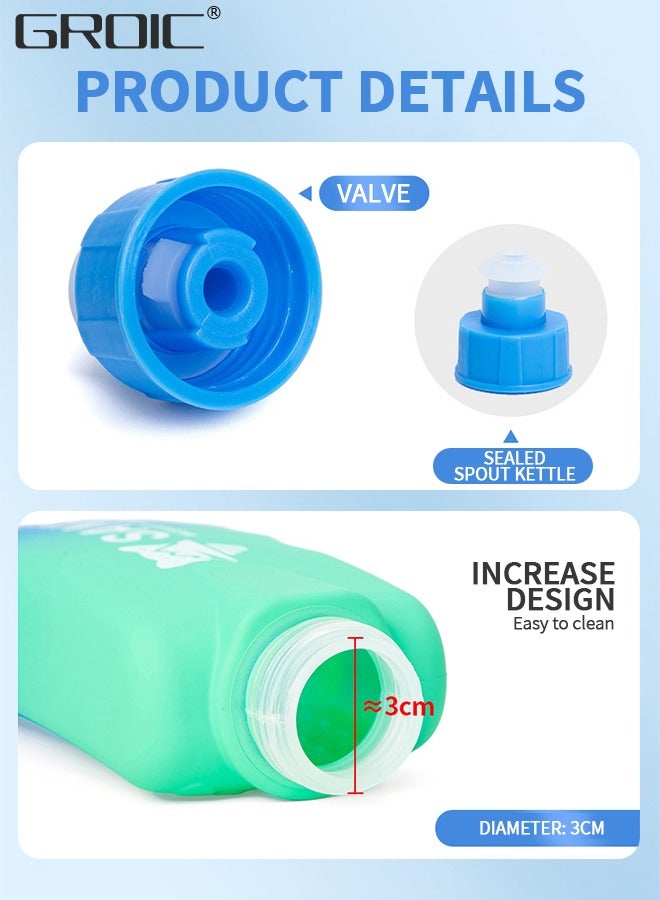 GROIC Running Belt with Water Bottle, Slim Sport Workout Pack,Pocket Expandable Zipper Runners Waist Band Pack, Sweat and Waterproof Adjustable Elastic Phone Bag - Image 4