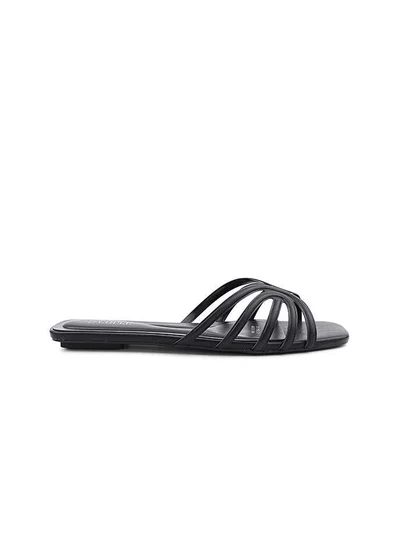 كابلي Cuple Embellished Multi Strap Flat Slides
