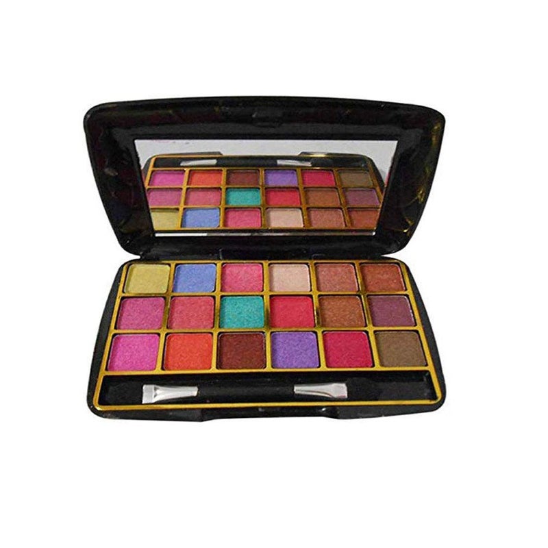 G4U G4u All In One Makeup Kit Gift Set Eyeshadow Pen Eyeliner 2 Lipsticks Kajal Lip Liner5 Pcs Brush Set4 Color Nail Polish Mascara Cc Cream Perfect For Party Wedding Makeup Kit - Image 2