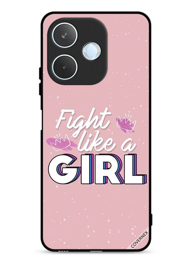 Covernex Oppo A5 Pro Protective Case Cover Fight Like A Girl - Image 1