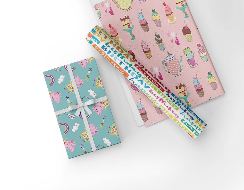 AccuPrints Pack Of 6 | Size 20 X 30 Inch |Gift Wrapping Paper Sheet - Gift Paper - Gift Wrap Roll - Gift Cover Rapping Paper - Gift Wrapper - Gift Packing Material, Multicolor - Image 5