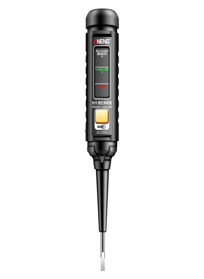 ANENG ANENG B15 Induction Tester Pen Highlight Color Light Professional AC Voltage Detection Electrician Screwdriver Testing Tools 24V-250V - Image 1