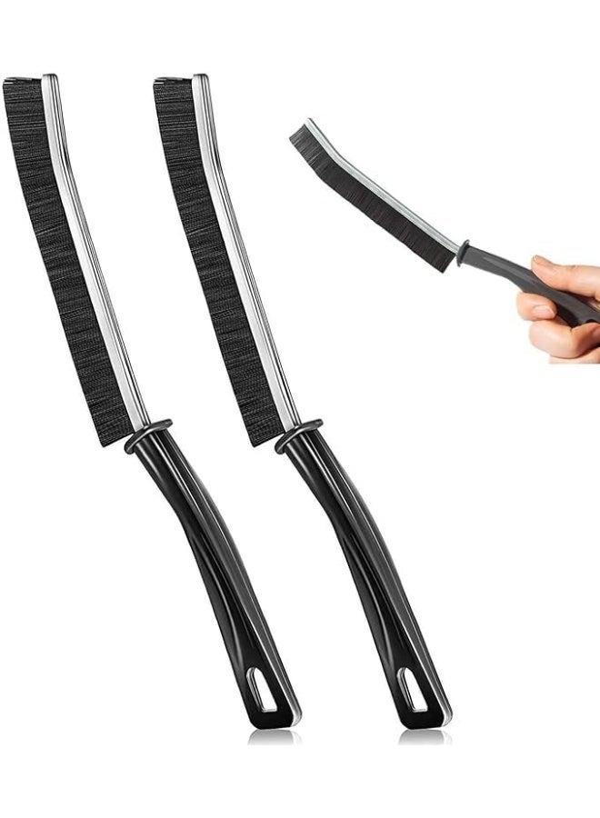 Generic Thin Gap Cleaning Brushes for Corners & Crevices, Narrow Dust Remover Brushes for Window Tracks, Stoves, Sink Edges and Hard-to-Reach Areas, Ergonomic Handle, 3 Pieces - Image 1