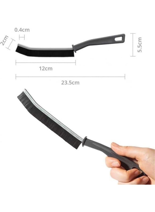 Generic Thin Gap Cleaning Brushes for Corners & Crevices, Narrow Dust Remover Brushes for Window Tracks, Stoves, Sink Edges and Hard-to-Reach Areas, Ergonomic Handle, 3 Pieces - Image 2