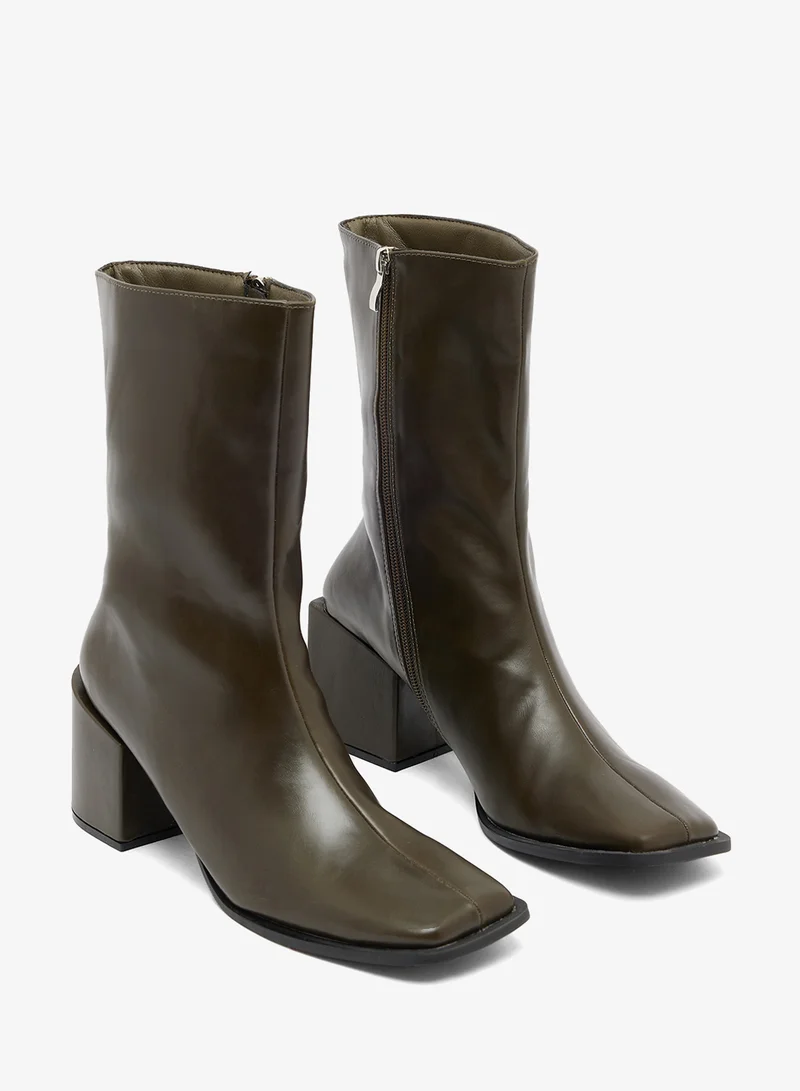 GLAMOROUS  Casual Western Heeled Ankle Boots for Women | Best Price UAE