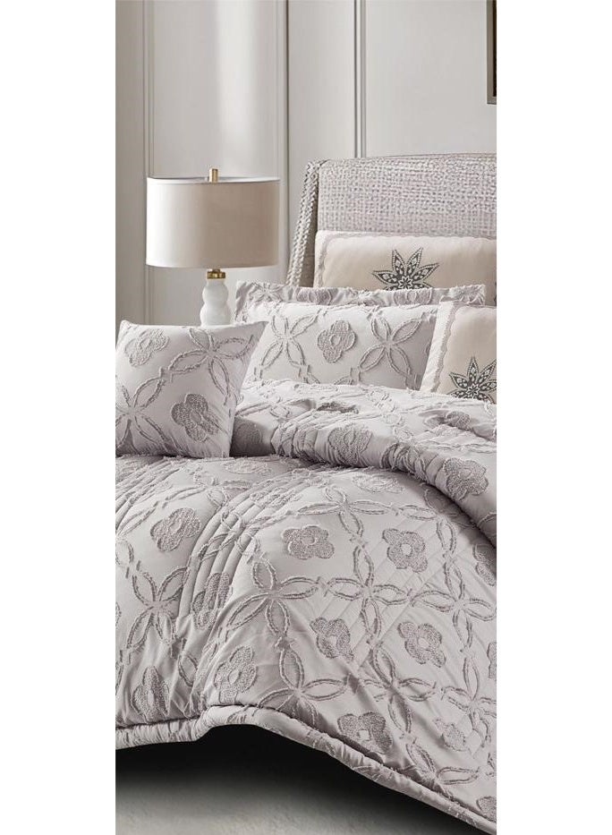 MingLi 6-piece microfiber printed king size double quilt , comforter size 260x240 cm - Image 3