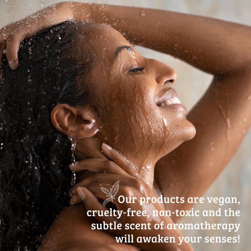 Pharmacopia Hotel Argan Oil Body Wash - Vegan Moisturizing Shower Gel with Aloe Vera, Coconut Oil and Green Tea Extract - Natural, Organic and Cruelty-Free Skin Care for Men and Women, 16.2 oz - Image 5