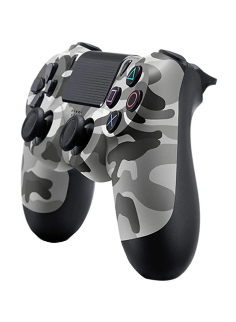 ميكرو ديجيت وحدة تحكم ألعاب لاسلكية بتقنية البلوتوث، إصدار رمادي مموه لجهاز بلاي ستيشن 4 مع صدمات مزدوجة ولوحة لمس - Image 2