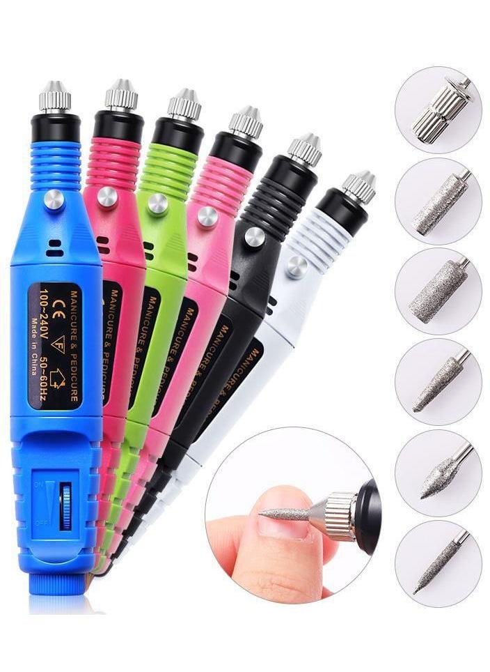 FINA - Portable Electric Nail Drill Professional Nail Drills For Acrylic Nails Toenail Sander For Thick Nails File Kit Gel Remover Nail Toolsfile Finger Care Nail Tips Nail Care Nail Polishing - Image 1