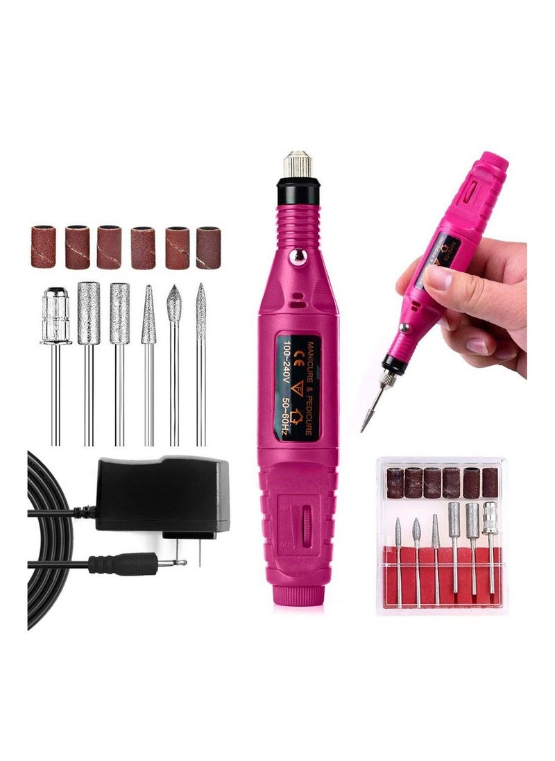 FINA - Portable Electric Nail Drill Professional Nail Drills For Acrylic Nails Toenail Sander For Thick Nails File Kit Gel Remover Nail Toolsfile Finger Care Nail Tips Nail Care Nail Polishing - Image 1