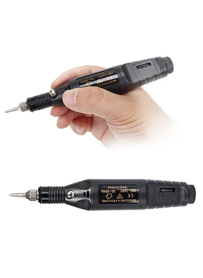 FINA - Portable Electric Nail Drill Professional Nail Drills For Acrylic Nails Toenail Sander For Thick Nails File Kit Gel Remover Nail Toolsfile Finger Care Nail Tips Nail Care Nail Polishing - Image 1