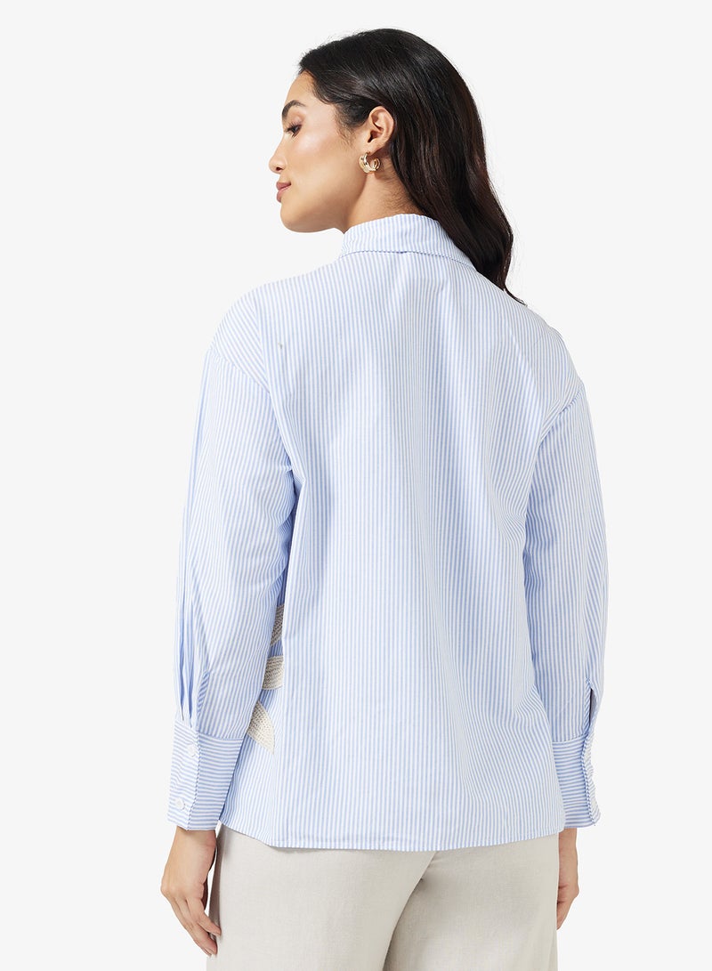 ELLA Embroidered Floral Shirt - Image 2